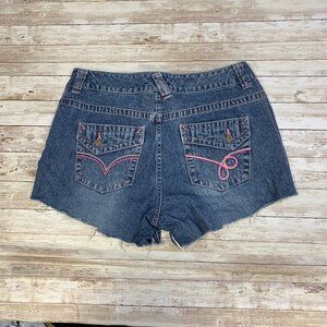 Vintage STO High Waist Distressed Mom Jean Shorts